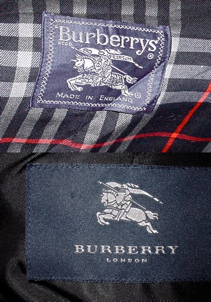 étiquette burberry london authentique|authentic burberry clothing.